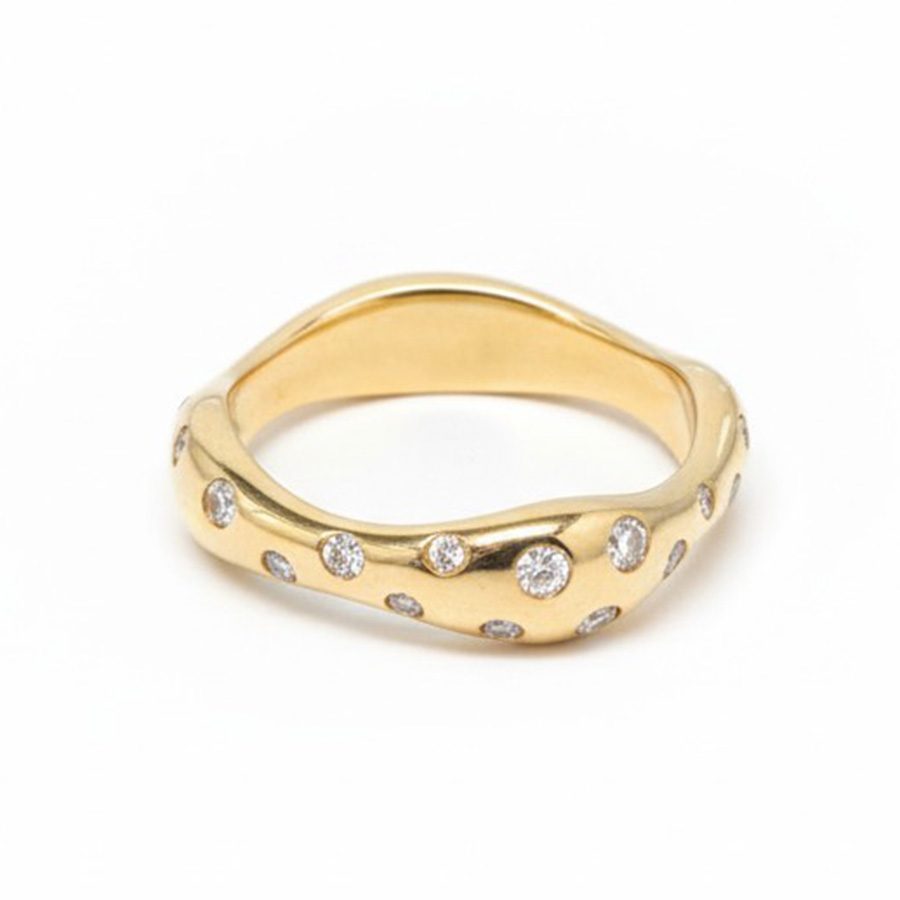 scattered diamond rings