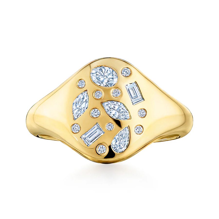 scattered diamond rings