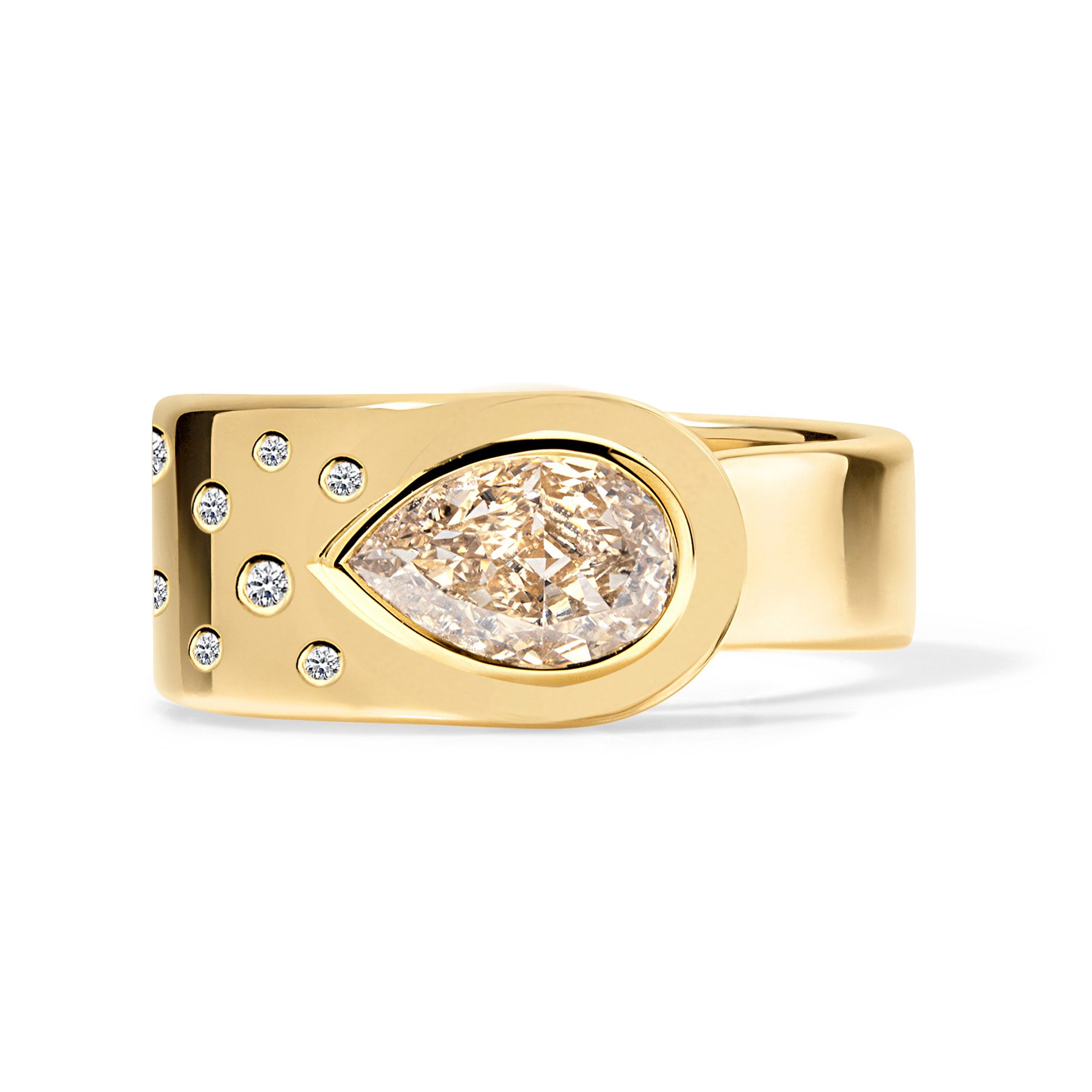 scattered diamond rings