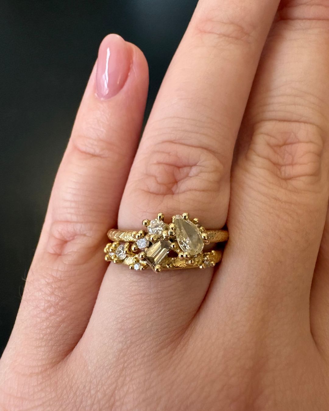 Christina Torres' engagement ring Imperfect Engagement Rings