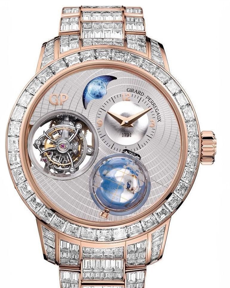 Cristiano Ronaldo’s bespoke Girard Perregaux Planetarium Watch (Courtesy of Girard-Perregaux)