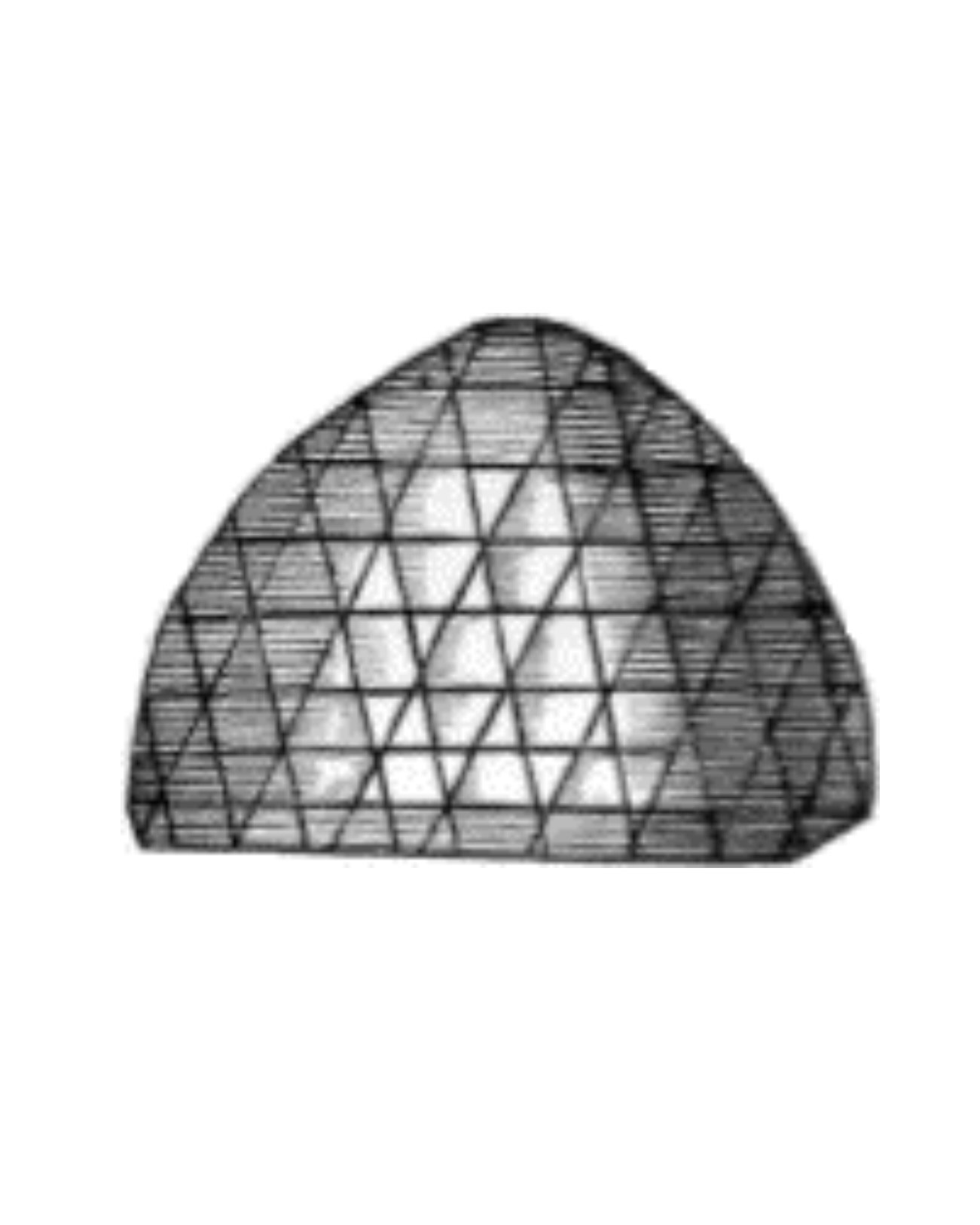 Orlov Diamond Drawing of the Great Moghul Diamond, by Tavernier in 1666.
