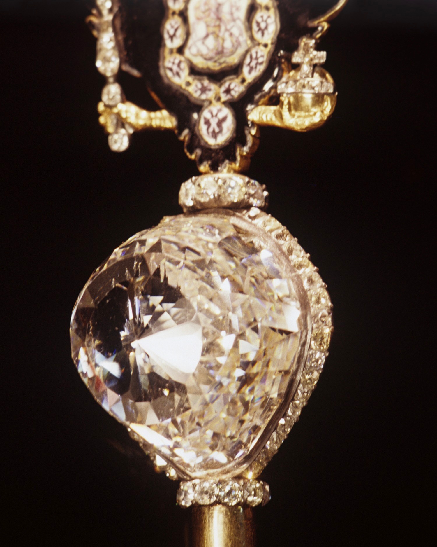 The Orlov Diamond in the Russian Imperial Sceptre