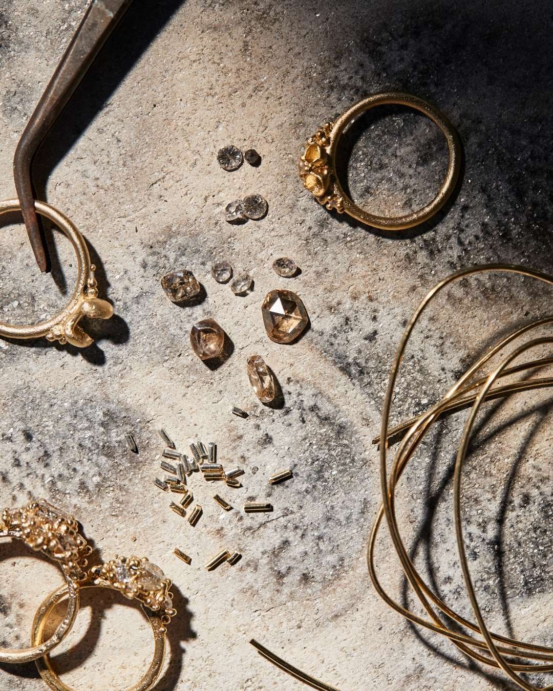 Ruth Tomlinson Working on Diamond Rings Imperfect Engagement Rings