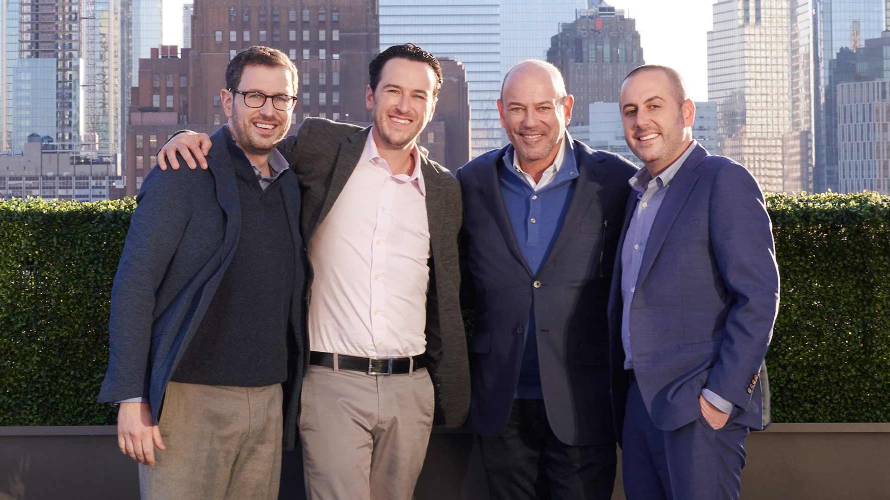 The Kwiat Family, from left: Greg, Cory, Lowell and Russell Kwiat