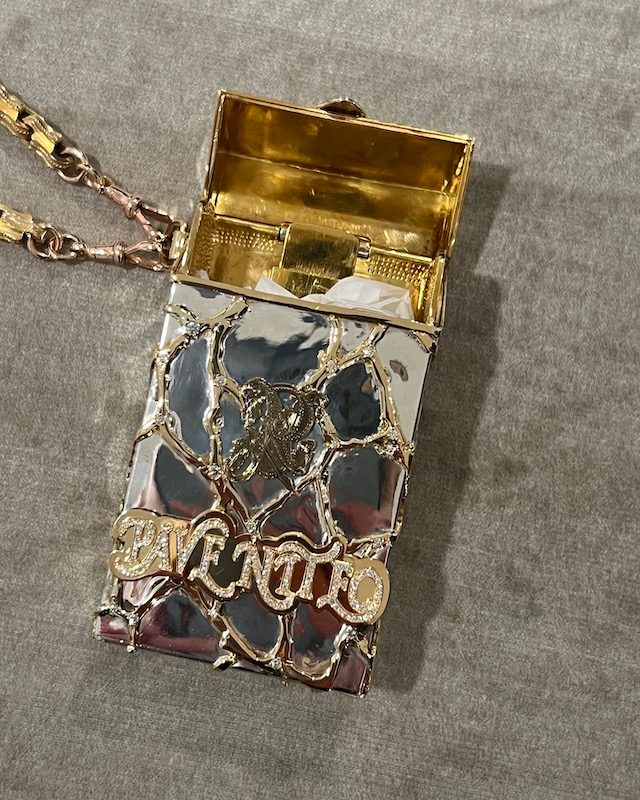Briony Raymond x Pavē Niteō Custom One-of-a-Kind Cigarette Case 
