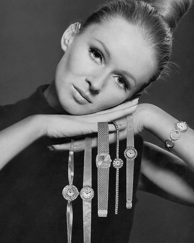 tiny watch diamond watches vintage diamond watches Chopard Advertisement from 1967.