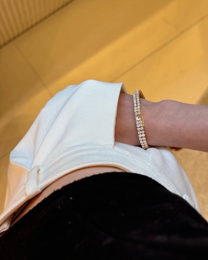 TINY WATCH Trang Trinh Showed Off an Iconic Jaeger-LeCoultre Tennis Bracelet Diamond Watch