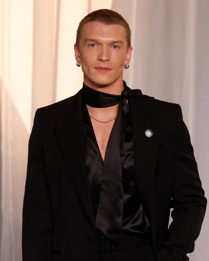 Connor Storrie Wore Tiffany & Co. Jewelry at the 2026 Academy Museum Gala