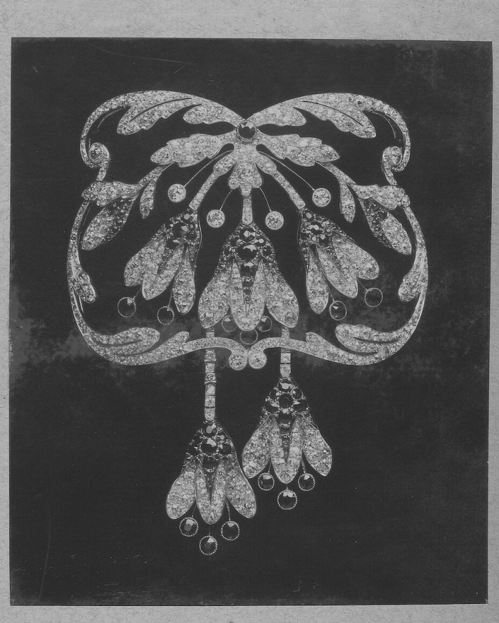 Boucheron 1905 Flowers Plaque de Cou ruby and diamond brooch on display at the “Boucheron: In Focus, A Monograph of a Visionary" Exhibition in collaboration with Christie’s New York (Courtesy of Boucheron)