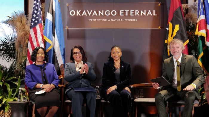Botswana Diamond Jubilee National Geographic Society and De Beers Group celebrate Okavango Eternal 2026 launch