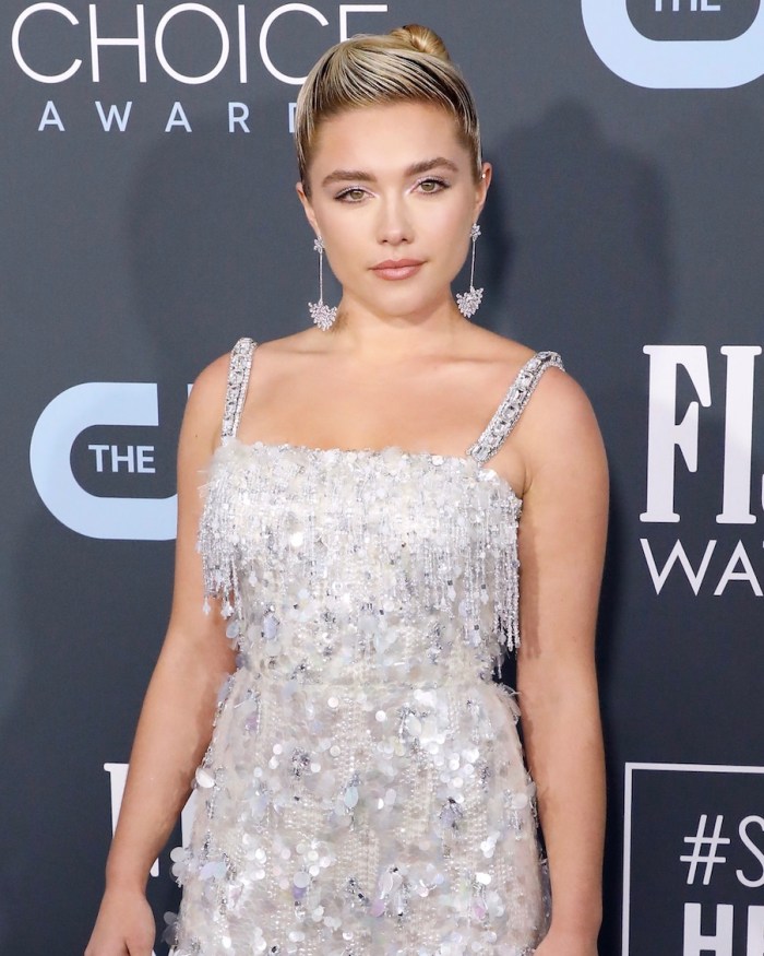 Florence Pugh Wore Messika Jewelry to the 2020 Critics' Choice Awards