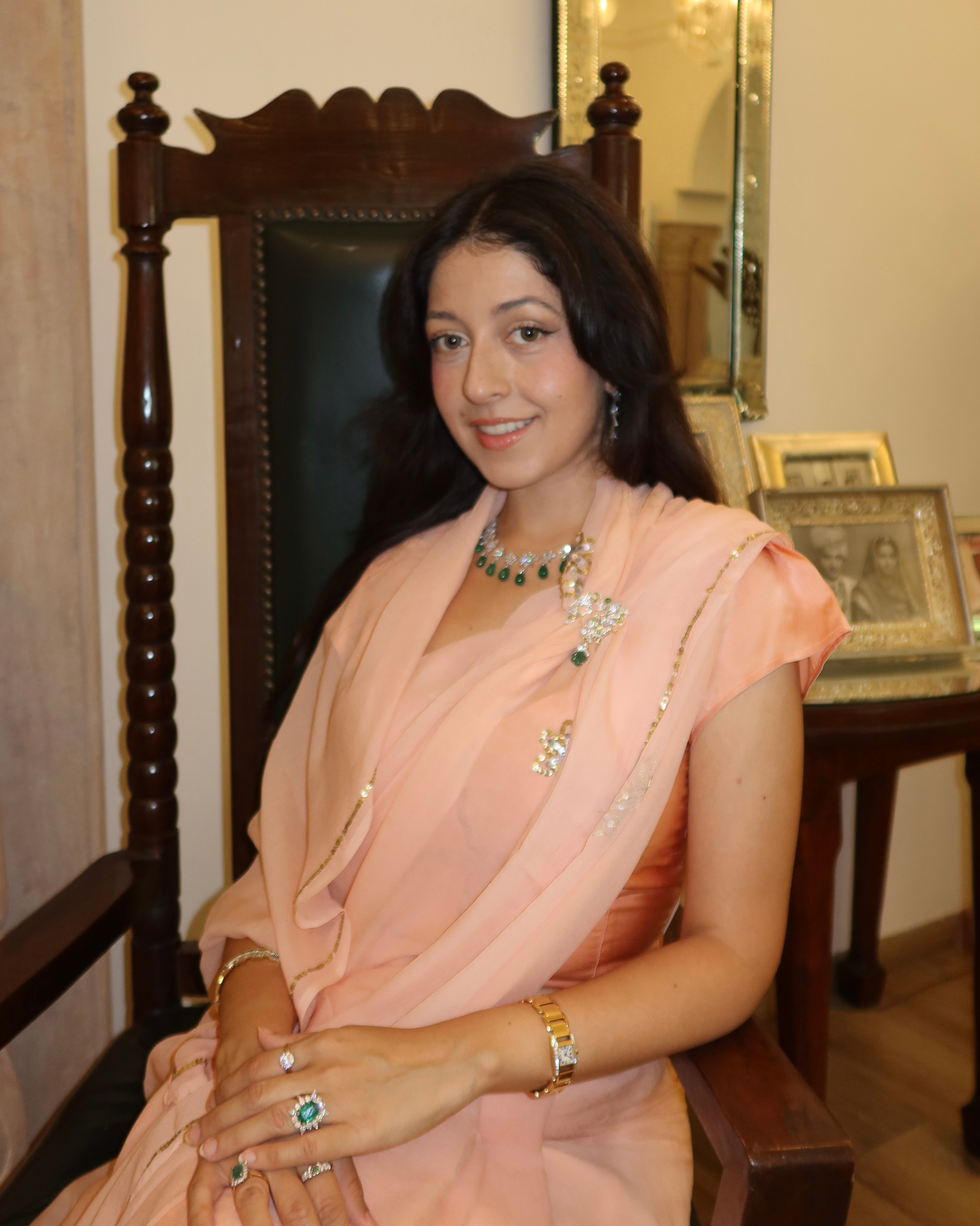 Devisha Kumari Singh in diamond jewellery