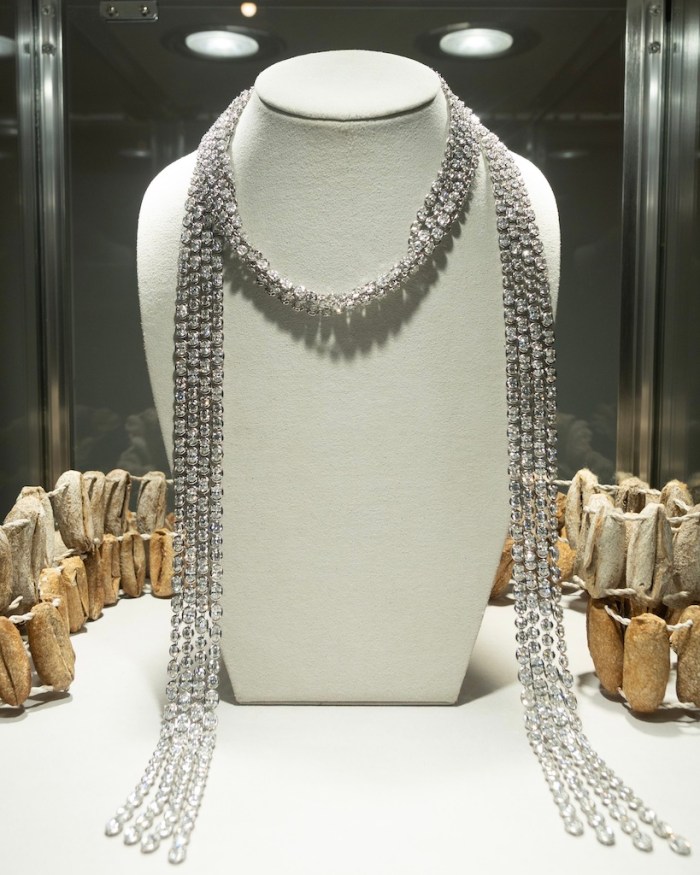 Diamond jewelry on display at the Presidential Diamond Jubilee Reception on September 24, 2026. (Courtesy of Kpshotit)